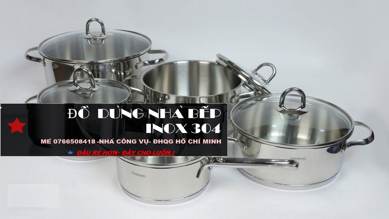 Dải đồ dùng nhà bếp inox 304 của nhà máy